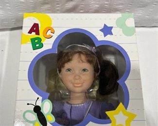 American Girl Hopscotch Hill 16" Hallie Doll With Book new in box