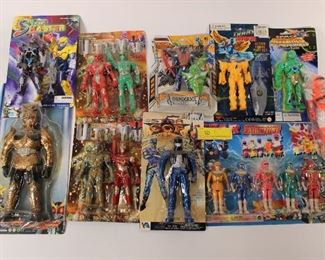 10pc Vintage Space Robot Toys