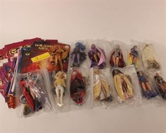 12pc Loose Galaxie Girl Figures w/ Backboards