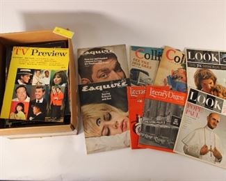 Esquire LOOK Collier's & Other Magazines