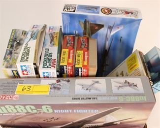 9pc Airplane Models Lot