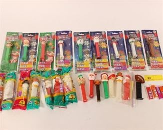 24pc Christmas PEZ & 1 Football PEZ