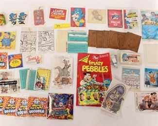 Cap'n Crunch & Fruity Pebbles Ephemera