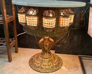 French Marble Top Table c.1930's