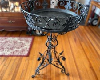 Custom Made Plant Stand, top swivels. French c.1920's