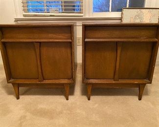 MCM nightstands available for presell. Text if interested.