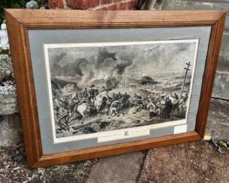 Sherman's March to Sea Print 1St Edition 1800's 