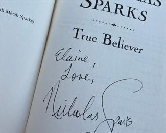 Signed by Author...Several Signed Sparks Books