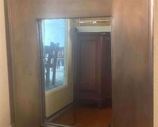 Crate an Barrel Metal Framed Mirror