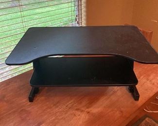 Rocelco Standing Desk, Office Chair and Lamp