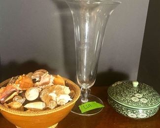 Tall Waterford Vase And Decor Items