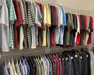 mens clothes, sizes Large and XL.