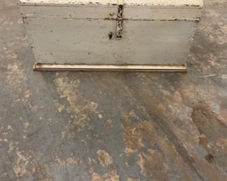 German antique sea chest