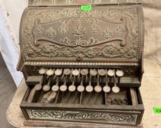 Antique Brass Cash register
