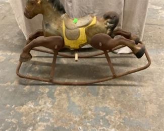 Antique rocking horse