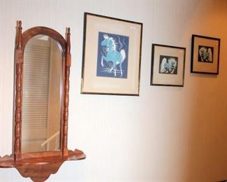 2 Woody Crumbo Acrylic Paintings, Frank Vigil Acrylic Painting