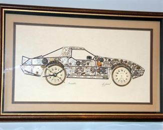 Girard's Corvette Clock