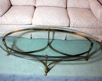 Labarge Glass Top Coffee Table