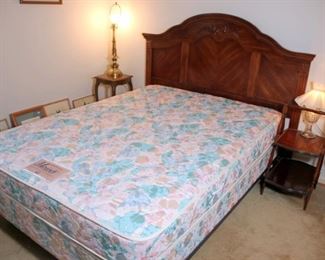 Full Size Bed and Mattress Set