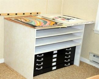 Art Cabinet & File Drawers