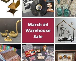 March 4 Warehouse Sale