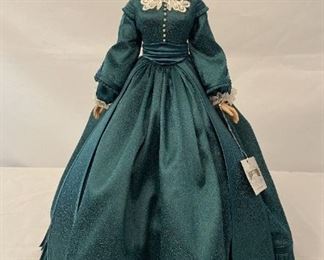 Scarlett in Green Christmas Dinner Dress