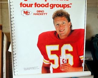 Promotional Dairy Posters Featuring Various Sports Celebrities Including KC Royals Bo Jackson, Deron Cherry And More Qty 32