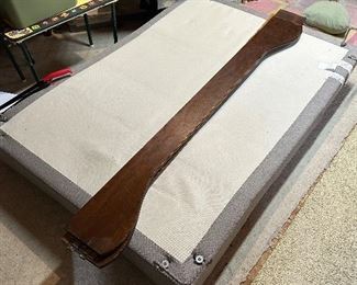 Adjustable bed base with remote, manual and brackets for a headboard