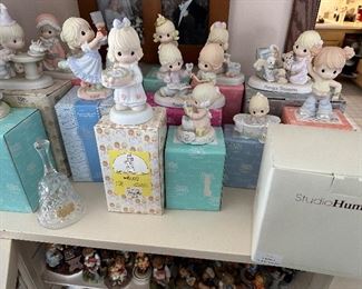 Precious Moments with boxes