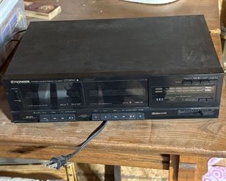 Pioneer dual cassette player