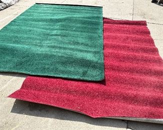 Area rugs: 8’ x 10’ and 9’ x 14’ approximately