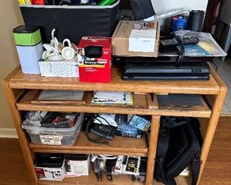 Misc electronics, cabinet