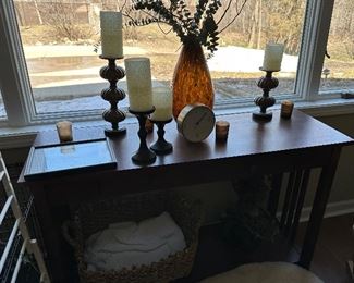 Sofa table, decor