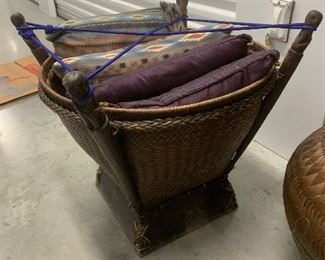 African Basket. Various throw Pillows...