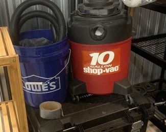 Shop Vac. / Various tools.