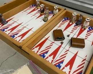 Vintage Backgammon A. Vs. R.