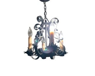 Metal chandelier