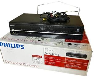 Philips DVD VHS combo- straight out of box