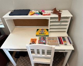 Children’s desk and chair