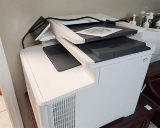 One of several HP LaserJet Pro color printers