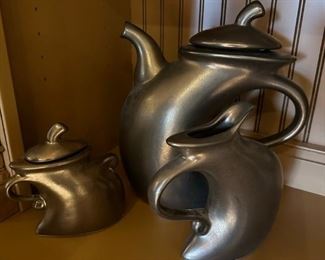 Michael Lambert Signed - Dancing Coffee Pot Art