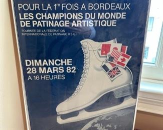 Vintage Ice Skating Poster