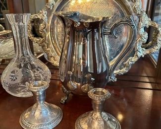 Sterling & Silver Plated Serving Items