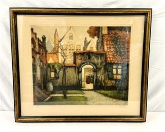 Appraised Van Neste Signed Print