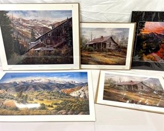 Five Mountain Art Prints Of Dooley, Smith, and Friends