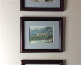 Banff National Park Watercolor Reproductions by Marilyn Kinsella