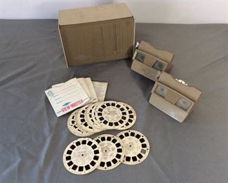 (2) GAF Viewmasters and Slides