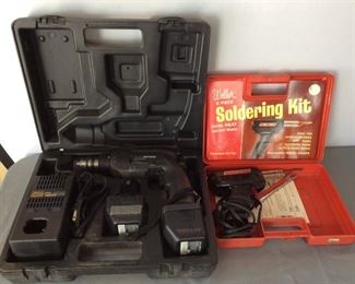 Weller Soldering Gun and Craftsman Industrial Drill/Driver