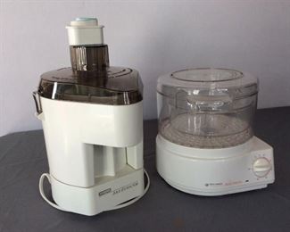 Waring Juice Extractor and Black & Decker Handy Steamer