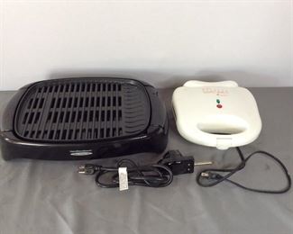 Toastmaster Waffle Baker and Hamilton Beach Indoor Outdoor Grill